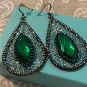 Peacock Costume Earrings